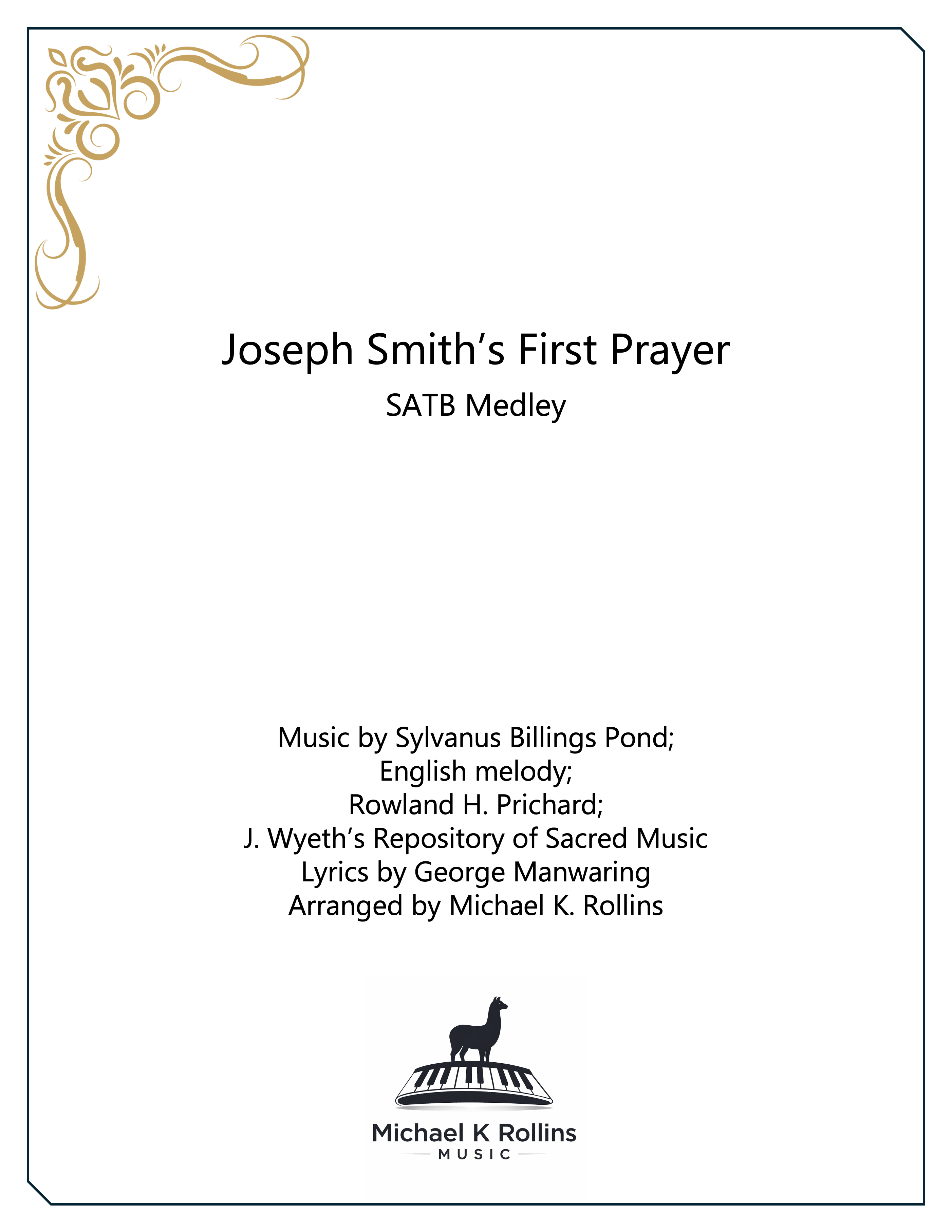 Joseph Smith's First Prayer (SATB)